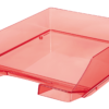 Eine transparente Briefablage KLASSIK in der Farbe Rot