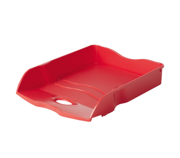 Eine Re-LOOP Briefablage in rot