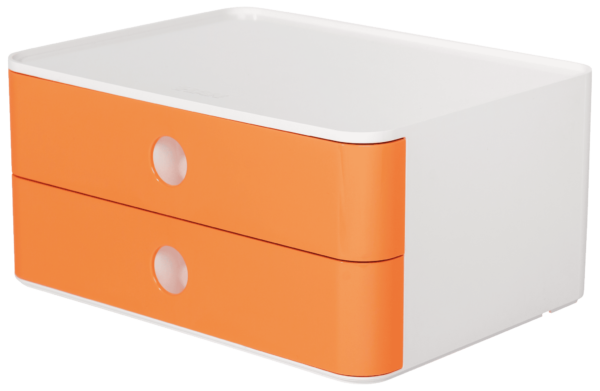 ALLISON SMART-BOX in apricot orange