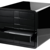 Design Schubladenbox i-BOX mit fünf Schubladen in schwarz